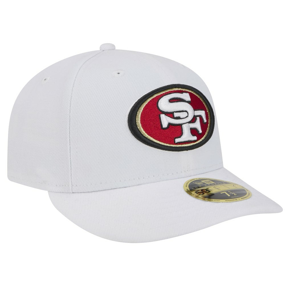 San Francisco 49ers New Era Omaha Low Profile 59FIFTY Fitted Hat - White discount