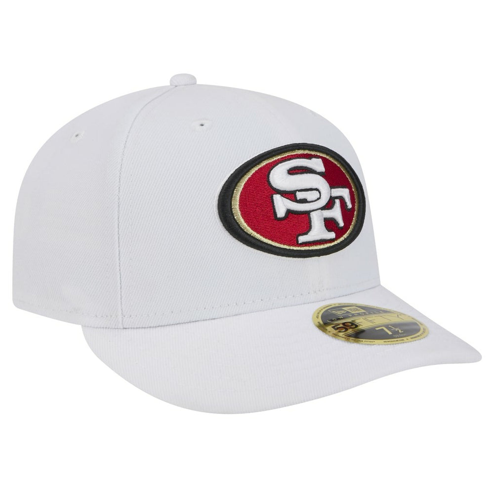 San Francisco 49ers New Era Omaha Low Profile 59FIFTY Fitted Hat - White discount