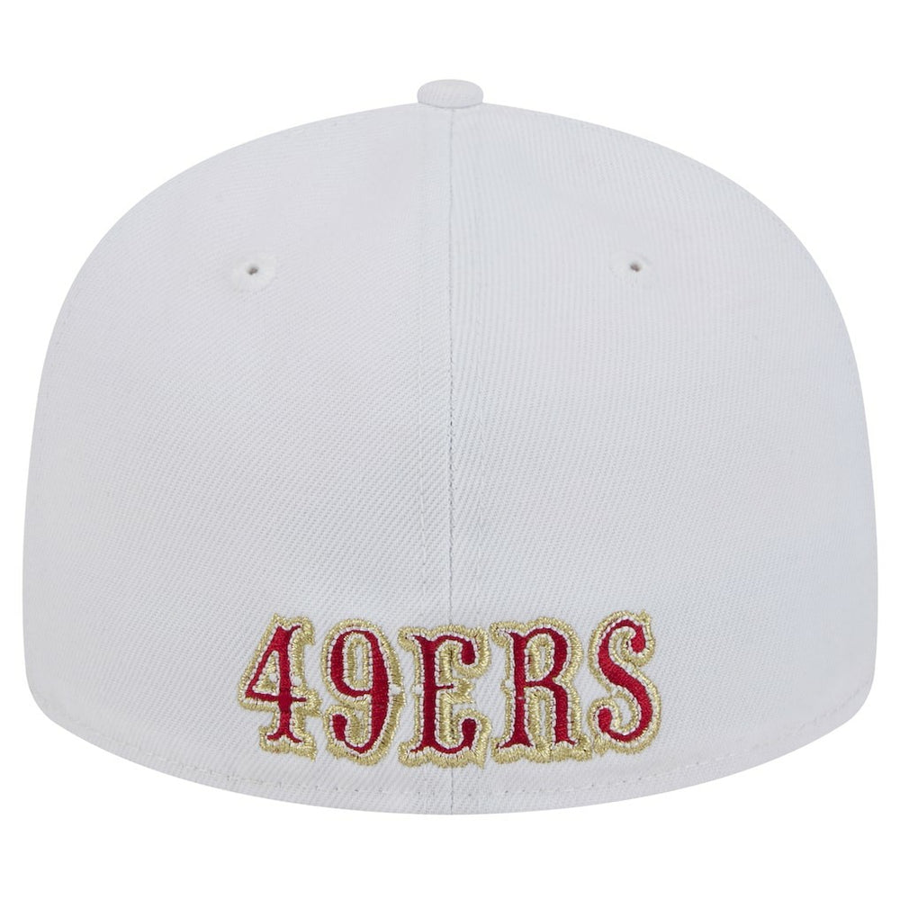 San Francisco 49ers New Era Omaha Low Profile 59FIFTY Fitted Hat - White discount
