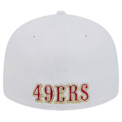 San Francisco 49ers New Era Omaha Low Profile 59FIFTY Fitted Hat - White discount