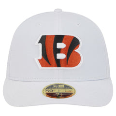 Cincinnati Bengals New Era Omaha Low Profile 59FIFTY Fitted Hat - White sale