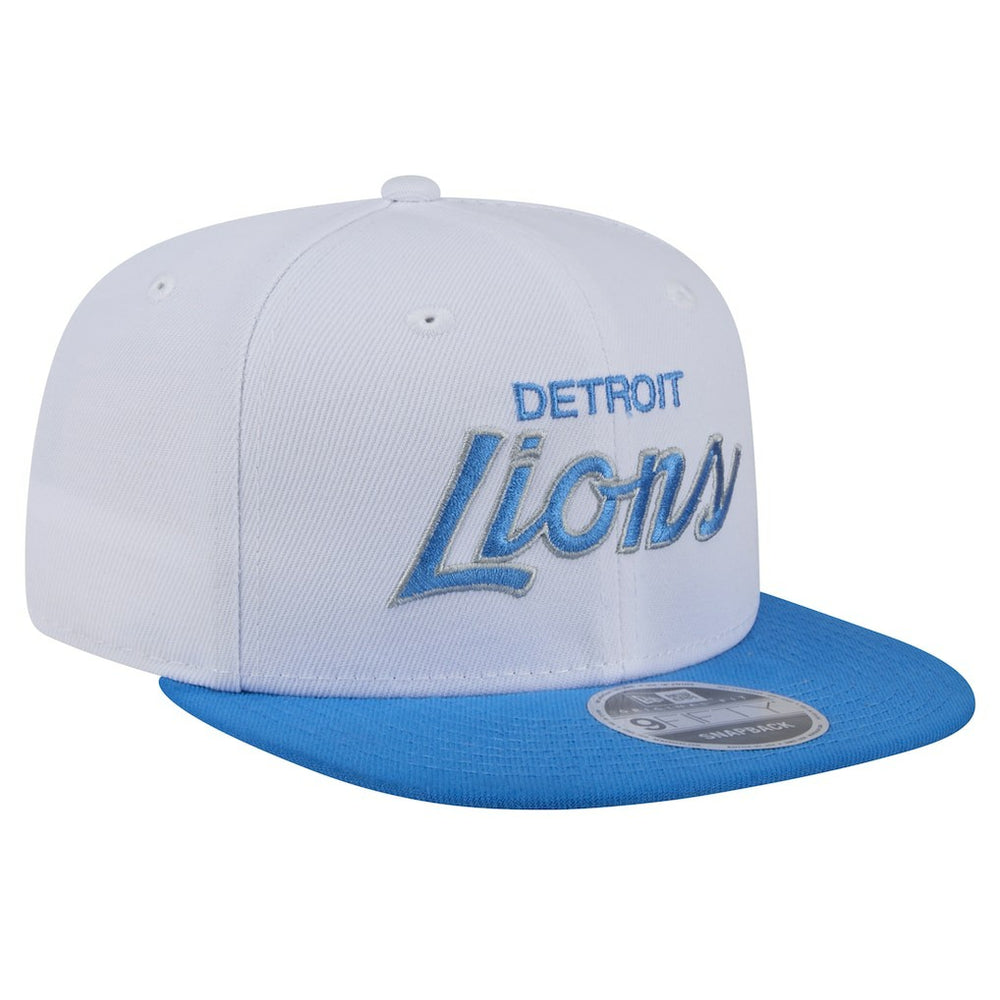 Detroit Lions New Era Sparky 9FIFTY Snapback Hat - White/Blue online