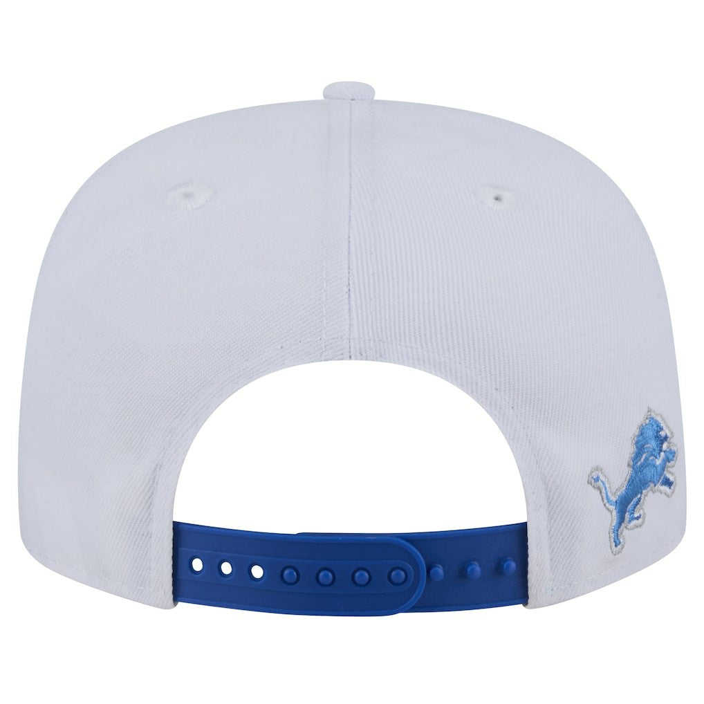 Detroit Lions New Era Sparky 9FIFTY Snapback Hat - White/Blue online
