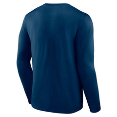 Houston Texans Secondary Logo Victory Arch Long Sleeve T-Shirt - Navy sale