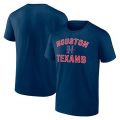 Houston Texans Secondary Logo Victory Arch T-Shirt - Navy online