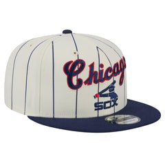 Chicago White Sox Jersey Pinstripe 9FIFTY Snapback Hat - Cream | New Era