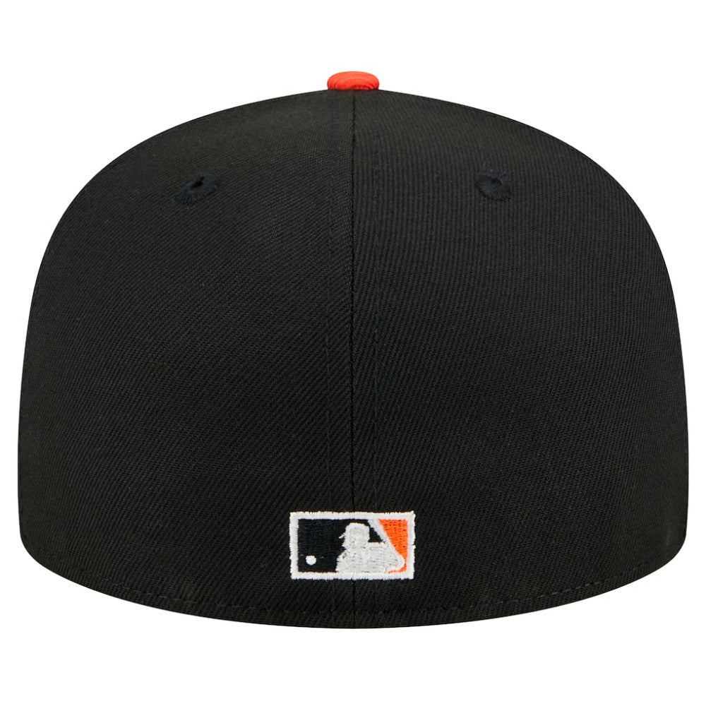 San Francisco Giants Shadow Stitch 59FIFTY Fitted Hat - Black | New Era