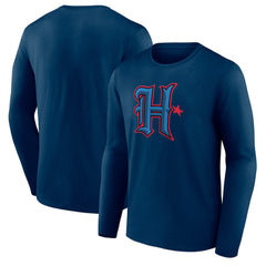 Houston Texans Secondary Logo Long Sleeve T-Shirt - Navy outlet