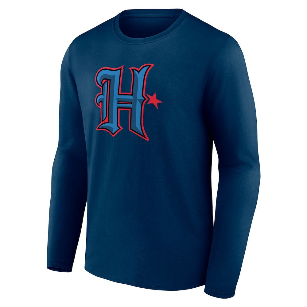 Houston Texans Secondary Logo Long Sleeve T-Shirt - Navy outlet