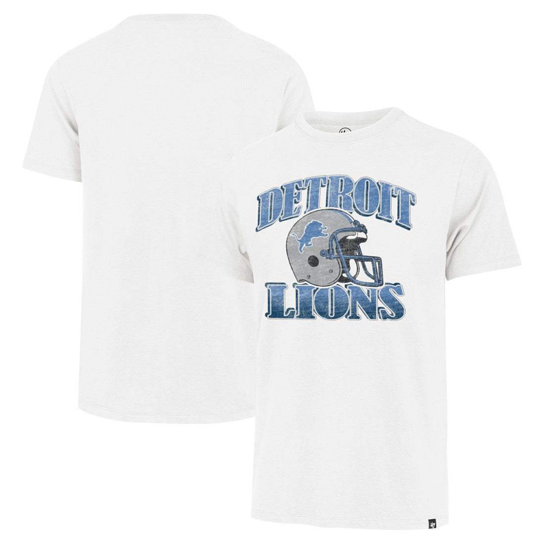 Detroit Lions '47 Overrun Franklin Throwback T-Shirt - Cream on sale