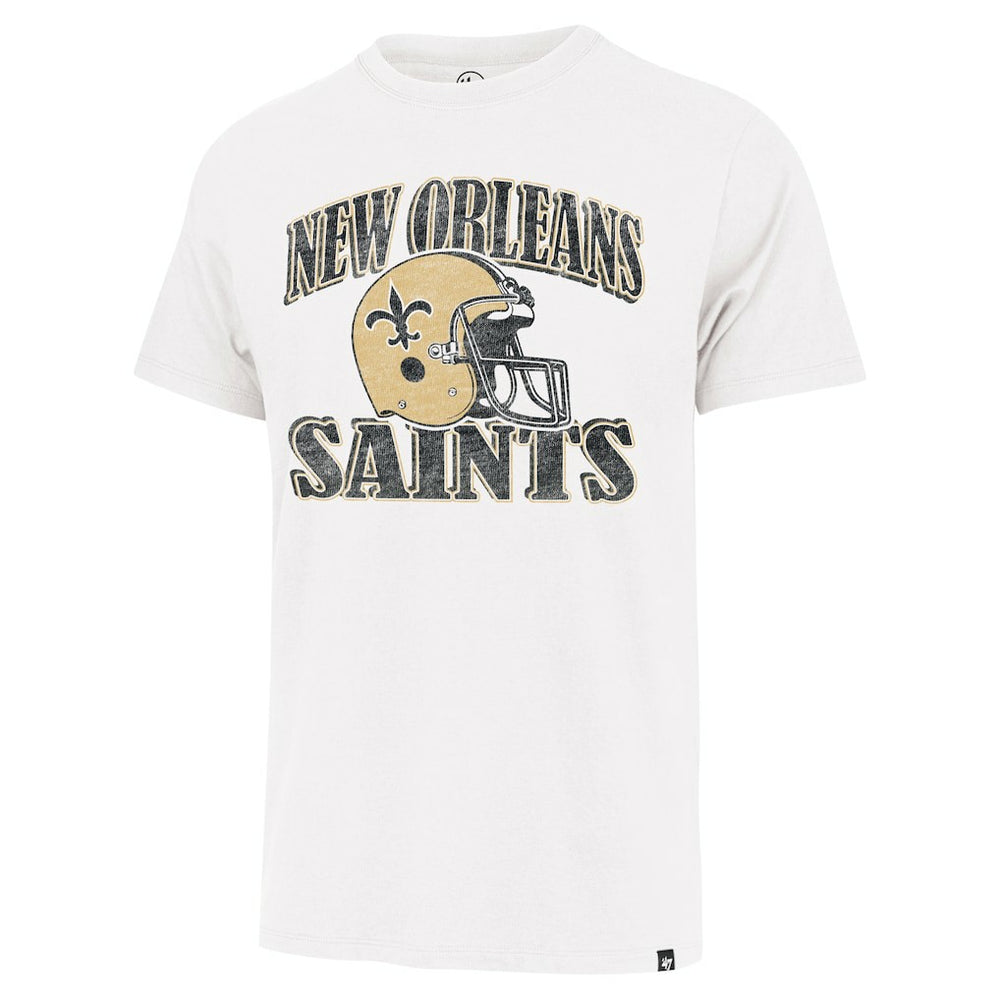 New Orleans Saints '47 Overrun Franklin Throwback T-Shirt - Cream discount