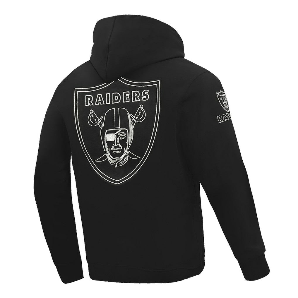Las Vegas Raiders Pro Standard Classic Chenille Pullover Hoodie - Black cheap