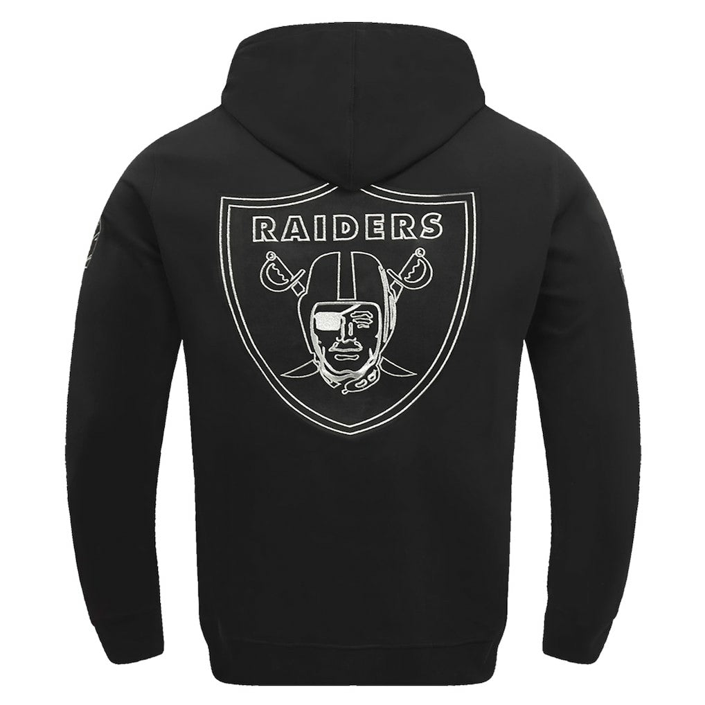 Las Vegas Raiders Pro Standard Classic Chenille Pullover Hoodie - Black cheap