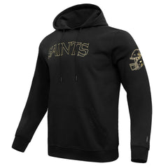 New Orleans Saints Pro Standard Classic Chenille Pullover Hoodie - Black online