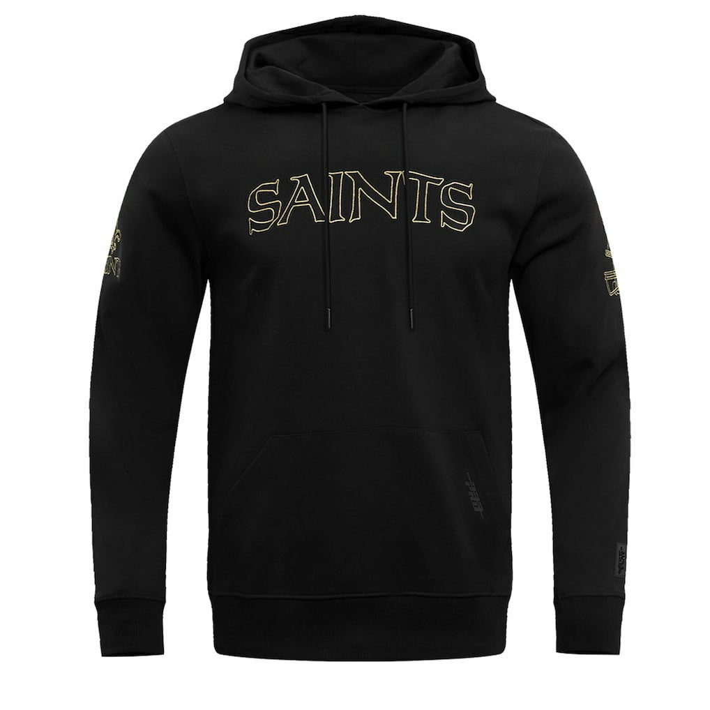 New Orleans Saints Pro Standard Classic Chenille Pullover Hoodie - Black online