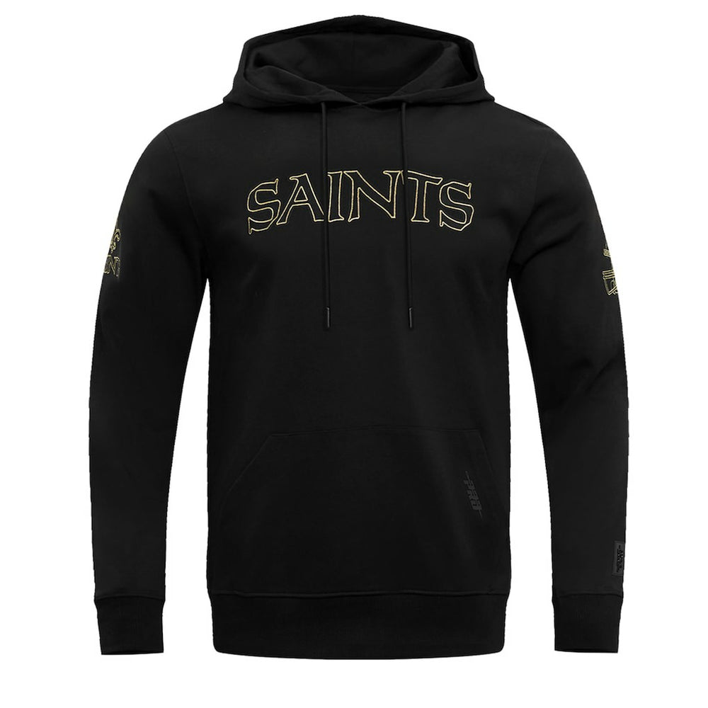 New Orleans Saints Pro Standard Classic Chenille Pullover Hoodie - Black online