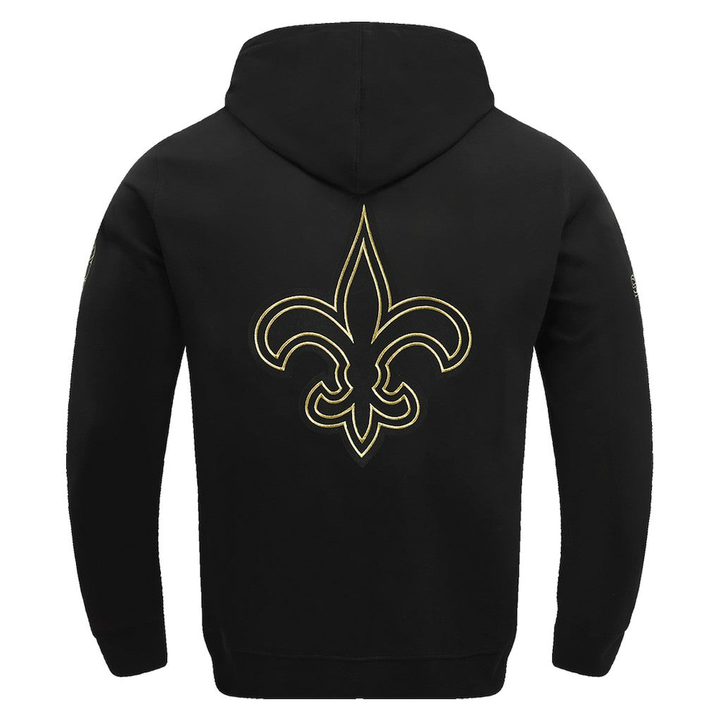 New Orleans Saints Pro Standard Classic Chenille Pullover Hoodie - Black online