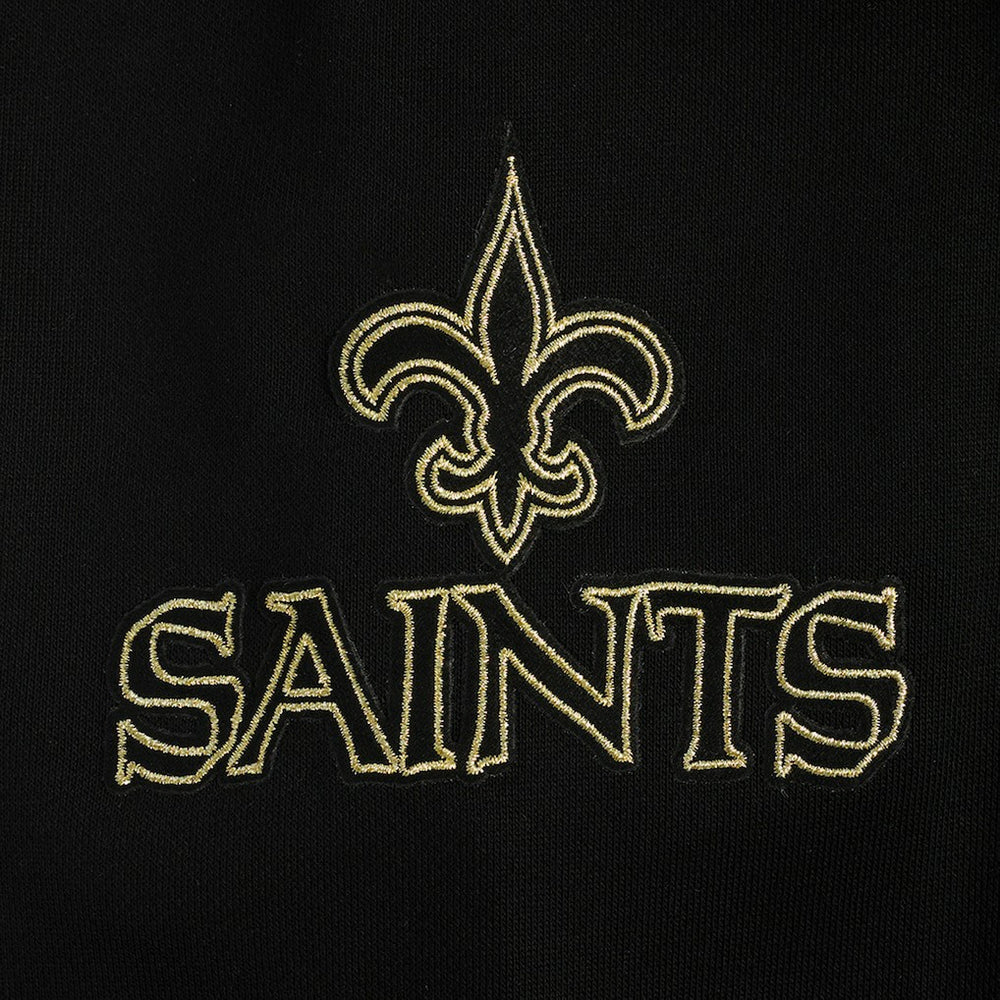 New Orleans Saints Pro Standard Classic Chenille Pullover Hoodie - Black online