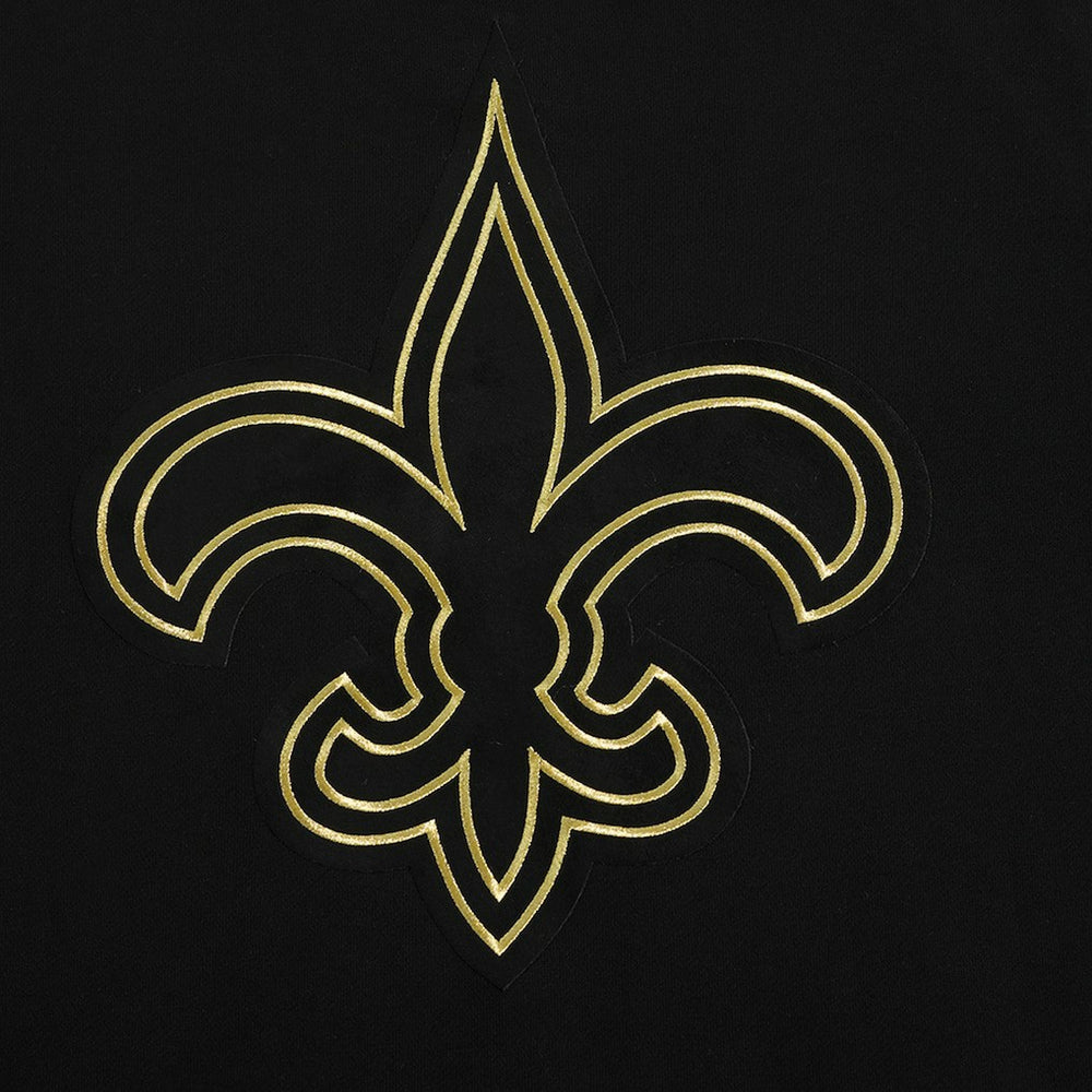 New Orleans Saints Pro Standard Classic Chenille Pullover Hoodie - Black online