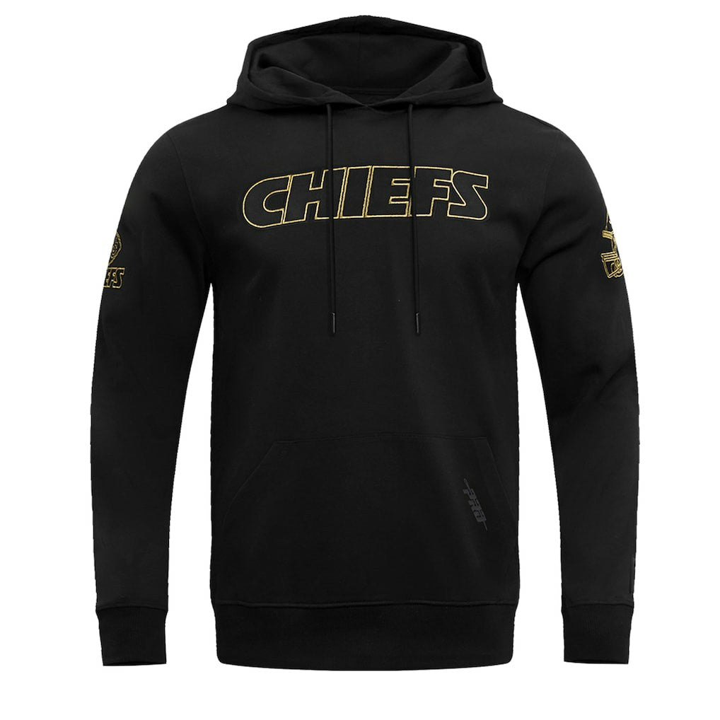 Kansas City Chiefs Pro Standard Classic Chenille Pullover Hoodie - Black sale