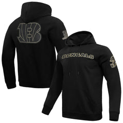 Cincinnati Bengals Pro Standard Classic Chenille Pullover Hoodie - Black on sale