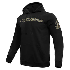 Cincinnati Bengals Pro Standard Classic Chenille Pullover Hoodie - Black on sale