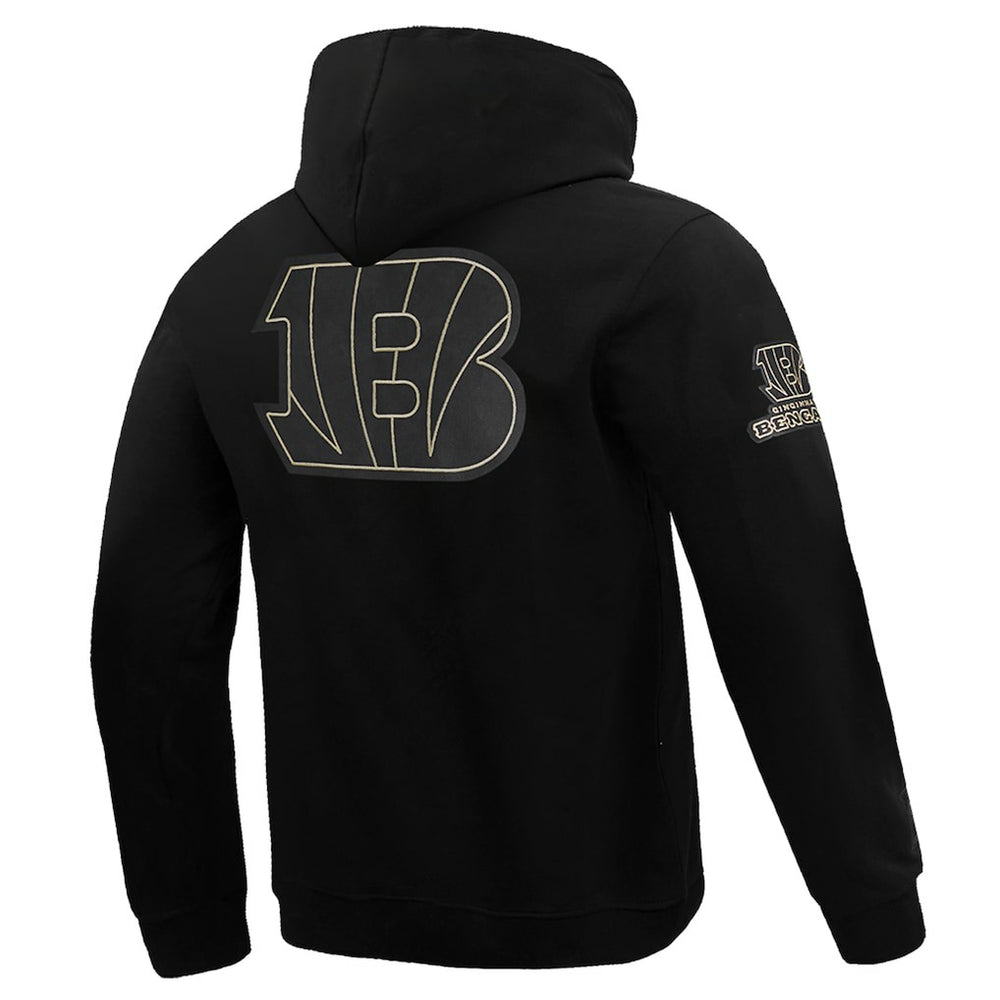 Cincinnati Bengals Pro Standard Classic Chenille Pullover Hoodie - Black on sale
