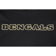 Cincinnati Bengals Pro Standard Classic Chenille Pullover Hoodie - Black on sale