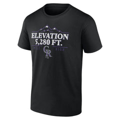 Colorado Rockies Elevation T-Shirt - Black