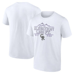 Colorado Rockies Elevation T-Shirt - White