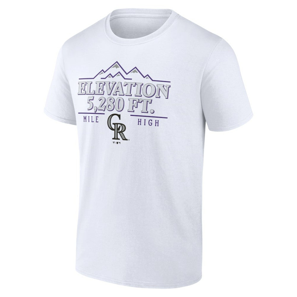 Colorado Rockies Elevation T-Shirt - White