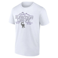 Colorado Rockies Elevation T-Shirt - White