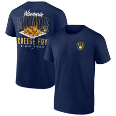 Milwaukee Brewers Cheese Fry T-Shirt - Navy
