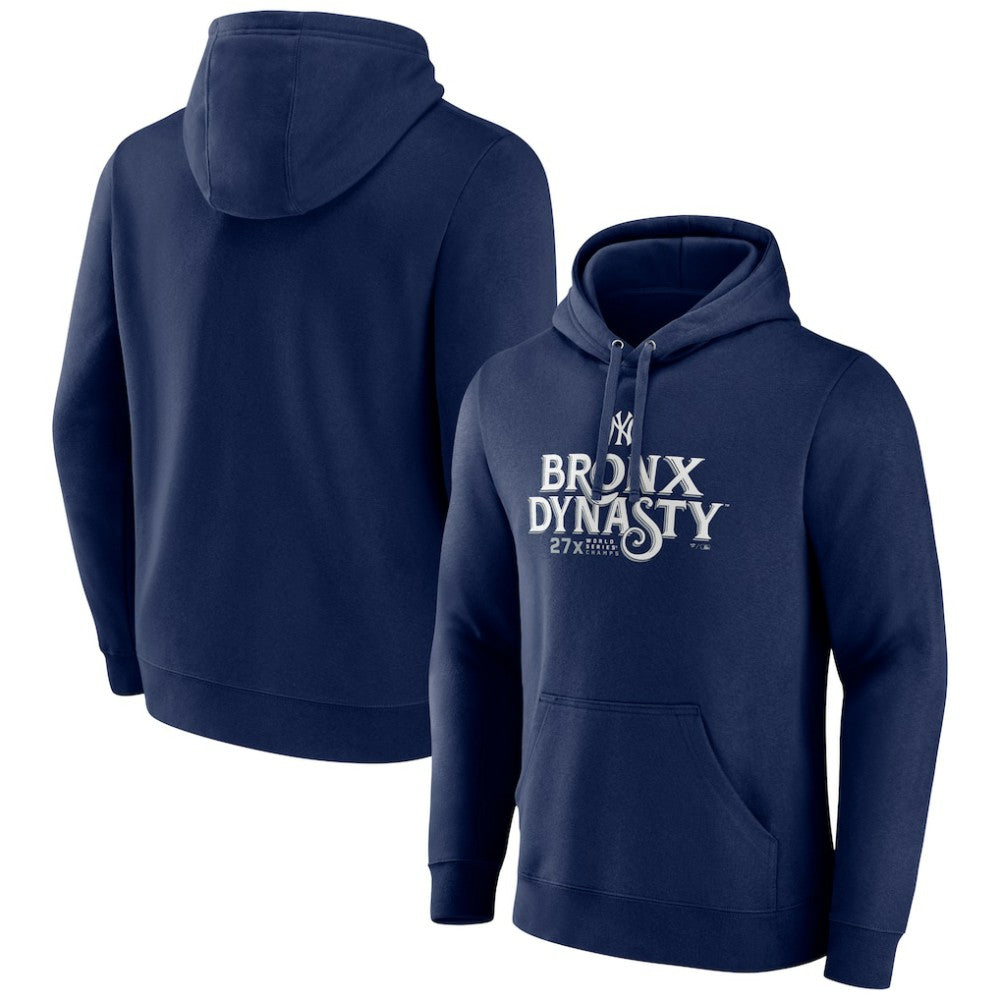 New York Yankees Bronx Dynasty Pullover Hoodie - Navy