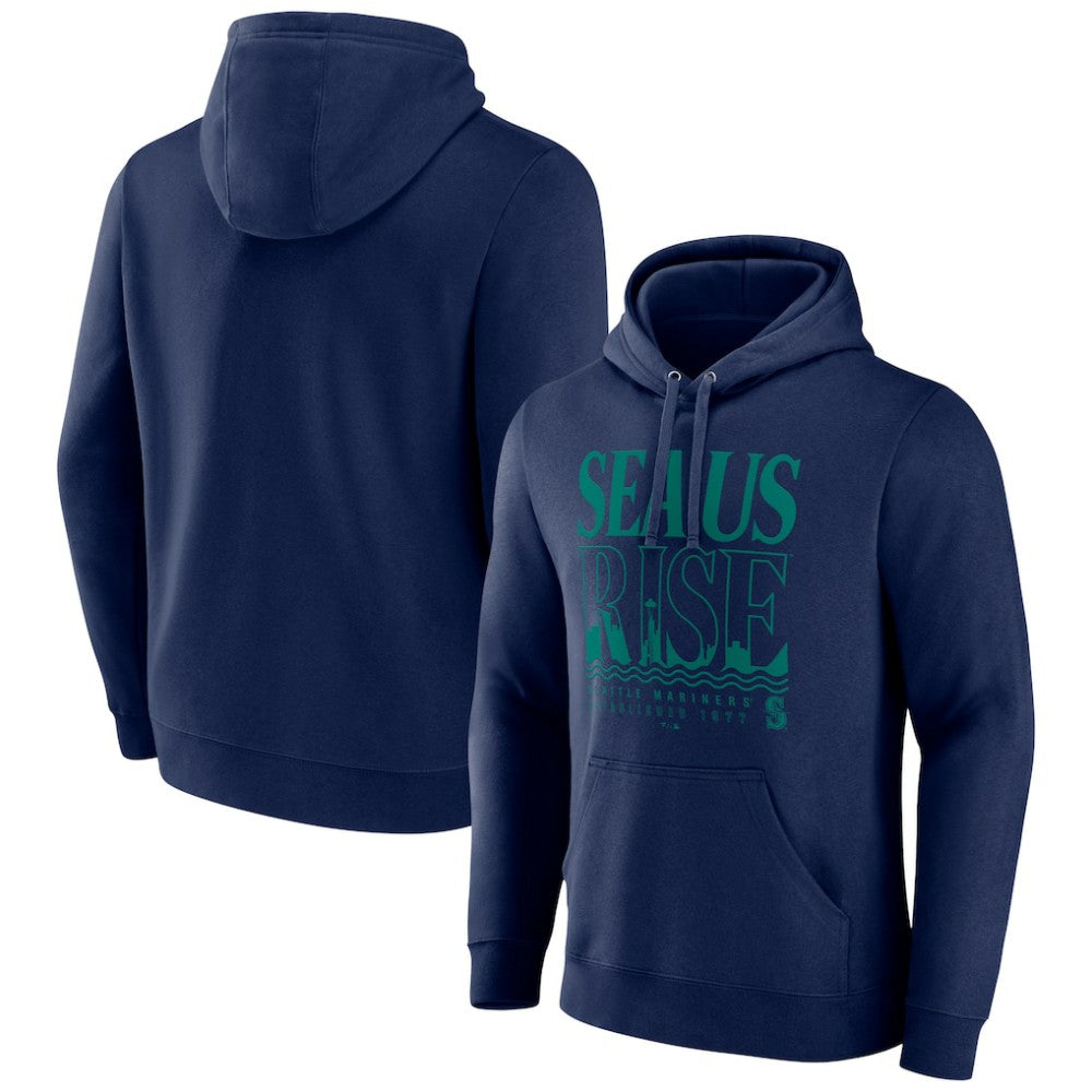 Seattle Mariners Sea Us Rise Pullover Hoodie - Navy