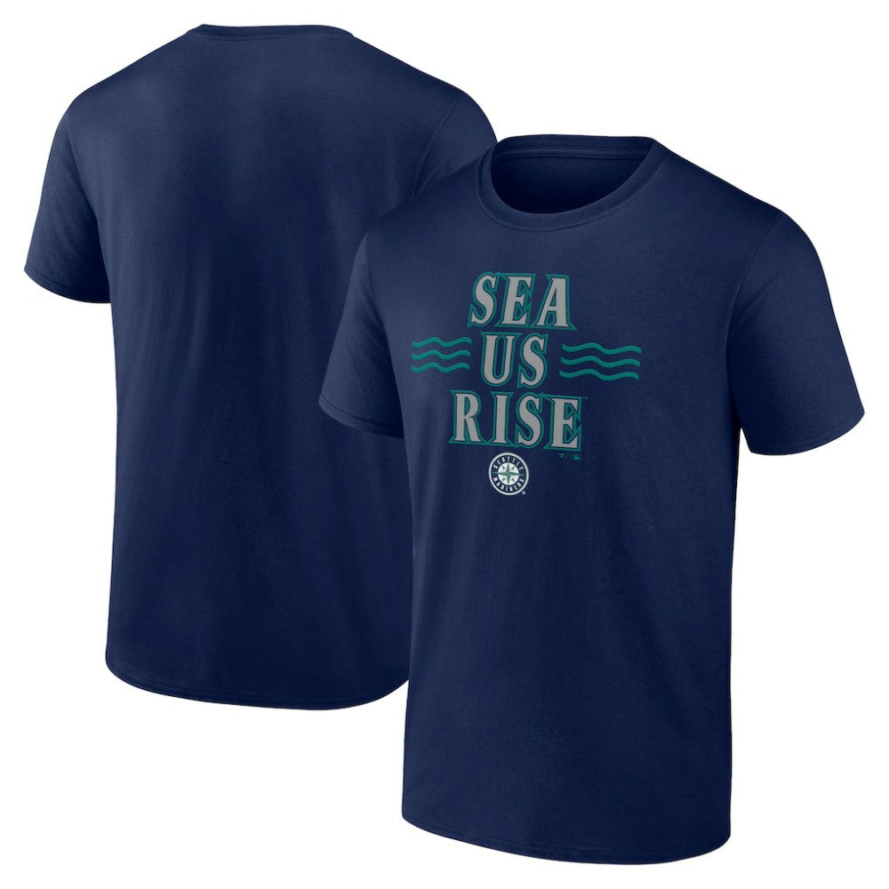 Seattle Mariners Sea Us Rise T-Shirt - Navy