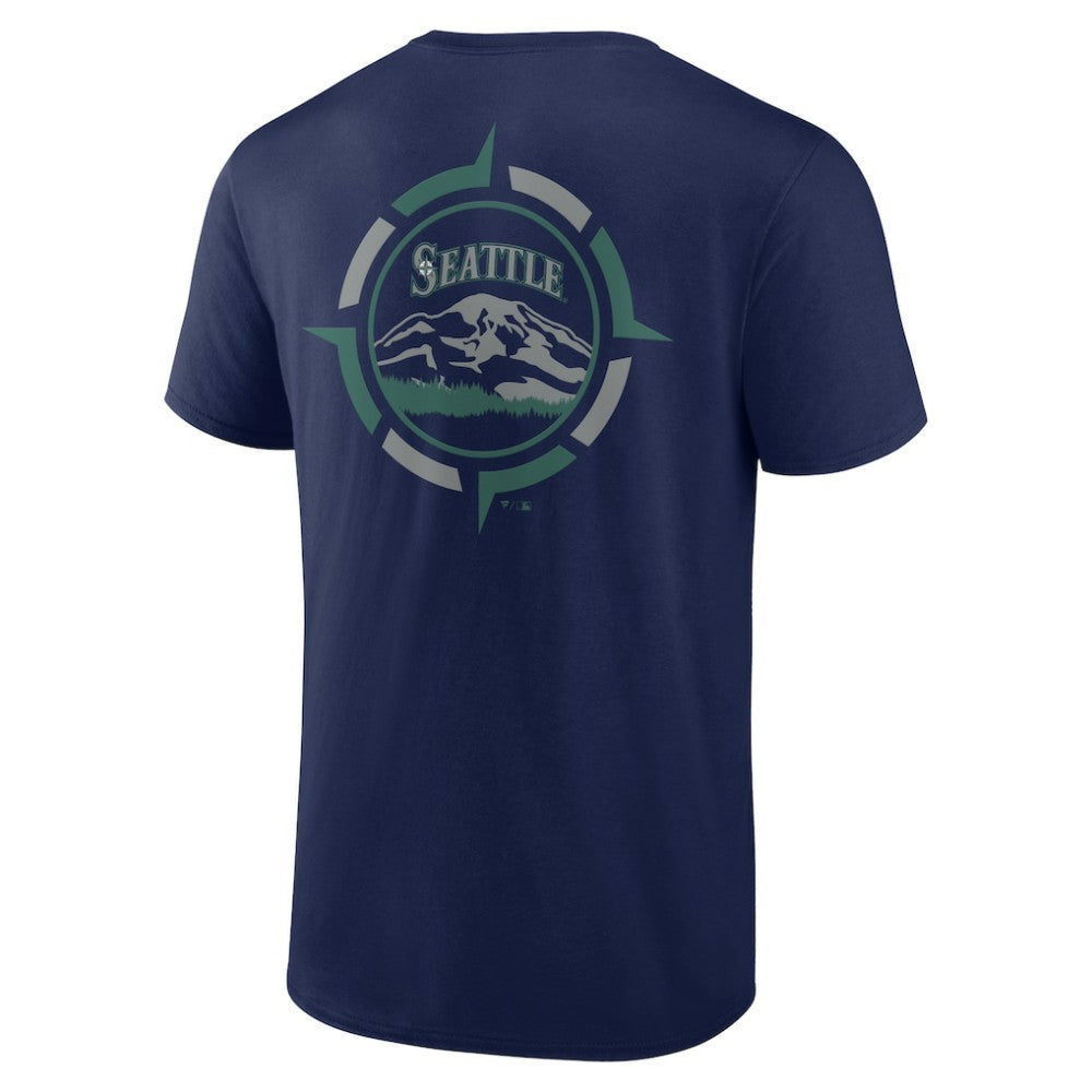 Seattle Mariners Compass T-Shirt - Navy