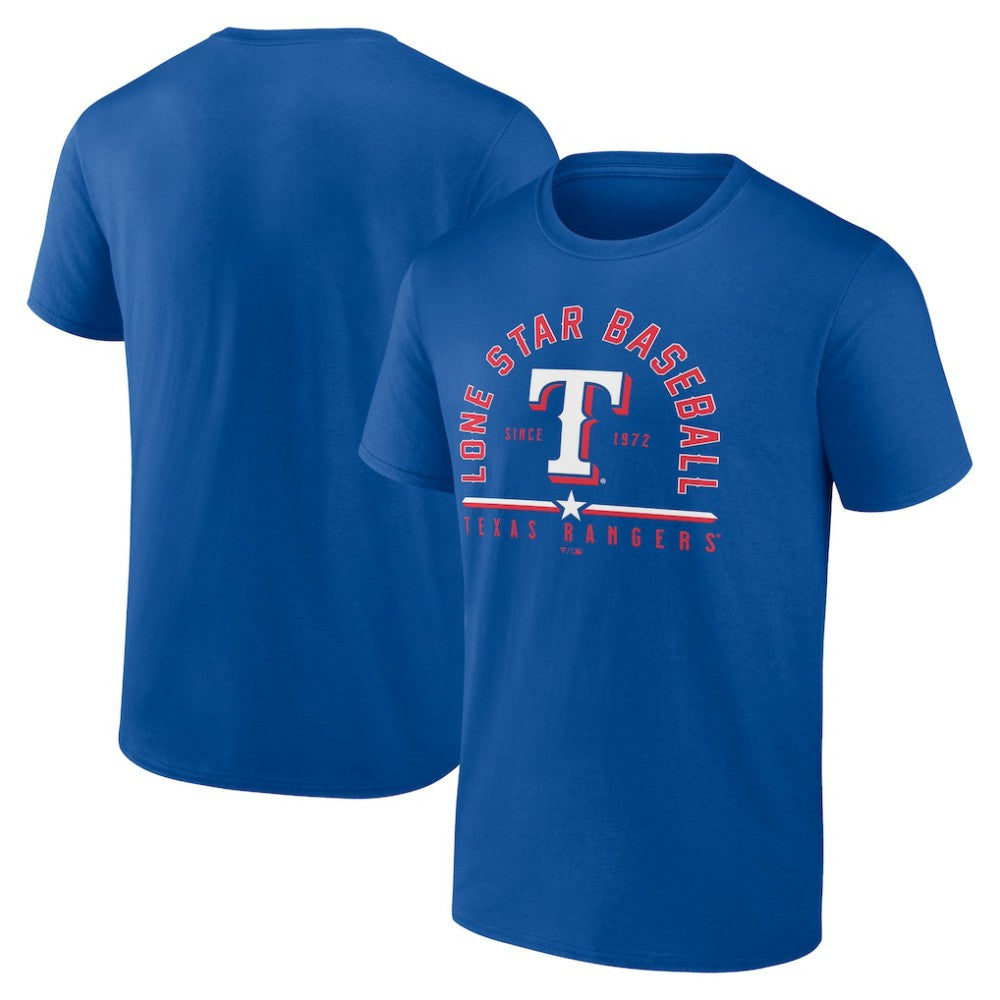 Texas Rangers Lone Star Baseball T-Shirt - Royal