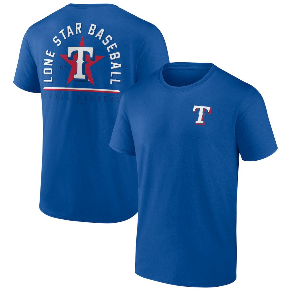 Texas Rangers Lone Star Baseball T-Shirt - Royal