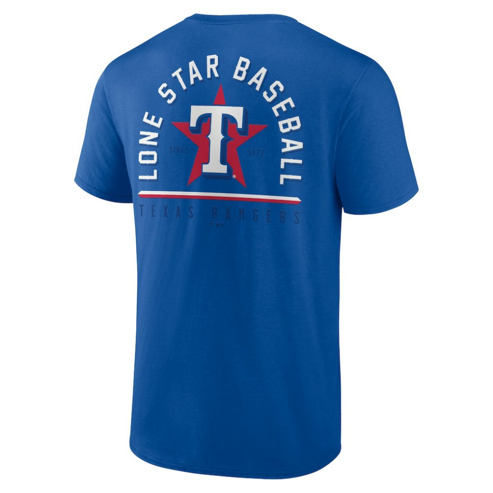 Texas Rangers Lone Star Baseball T-Shirt - Royal