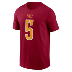 Jayden Daniels Washington Commanders Youth Fuse Name & Number T-Shirt - Burgundy | Nike cheap