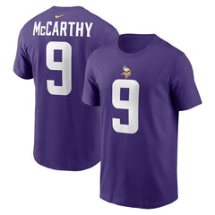 J.J. McCarthy Minnesota Vikings Youth Fuse Name & Number T-Shirt - Purple | Nike discount