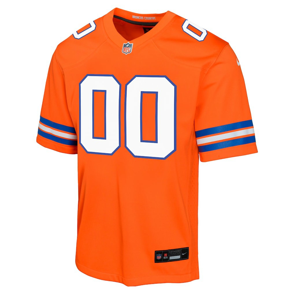 Denver Broncos Youth Mile High Collection 1977 Throwback Custom Game Jersey - Orange | Nike discount