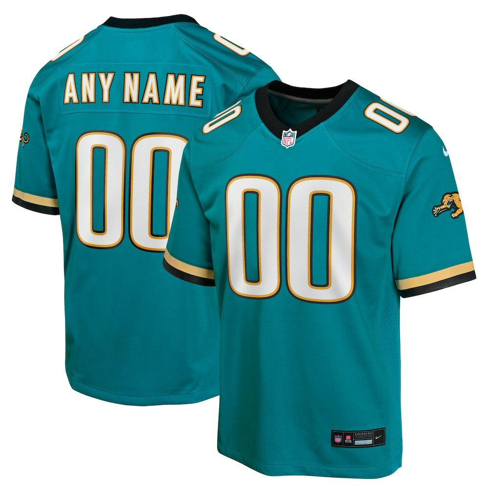 Jacksonville Jaguars Youth Prowler Throwback Custom Game Jersey - Teal | Nike online