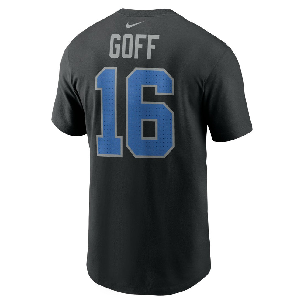 Jared Goff Detroit Lions Name & Number T-Shirt - Black | Nike online