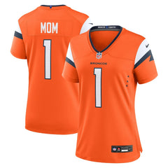 Denver Broncos Women's #1 Mom Game Jersey - Orange | Nike sale