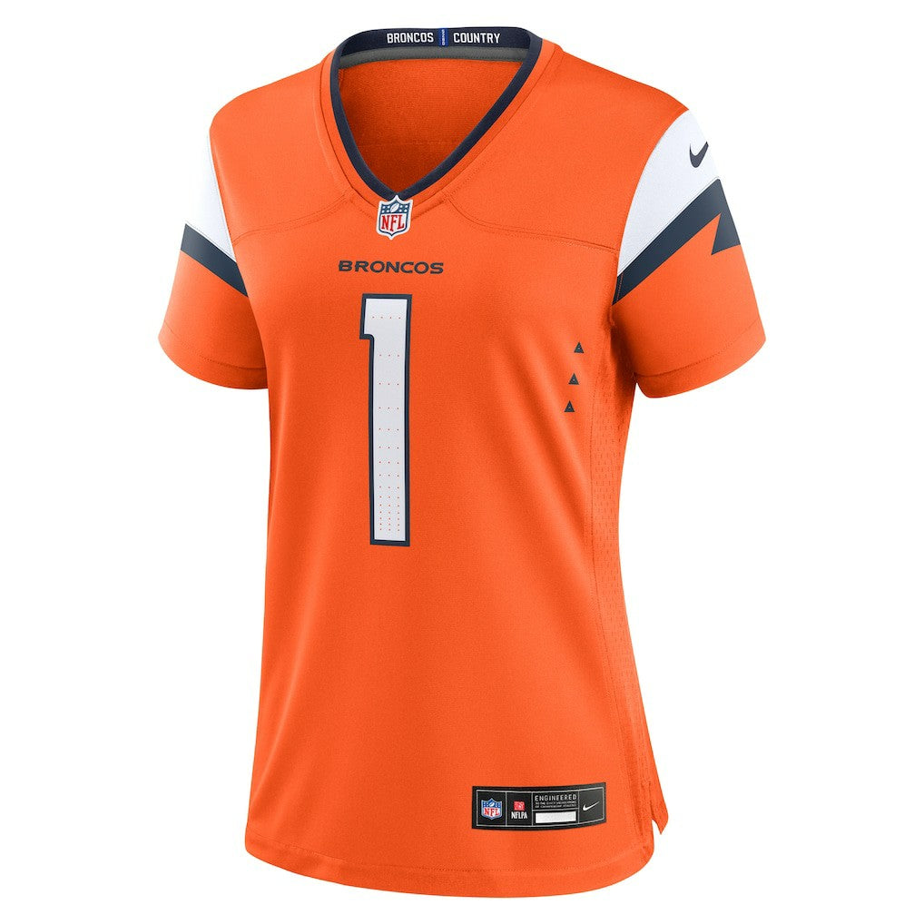 Denver Broncos Women's #1 Mom Game Jersey - Orange | Nike sale