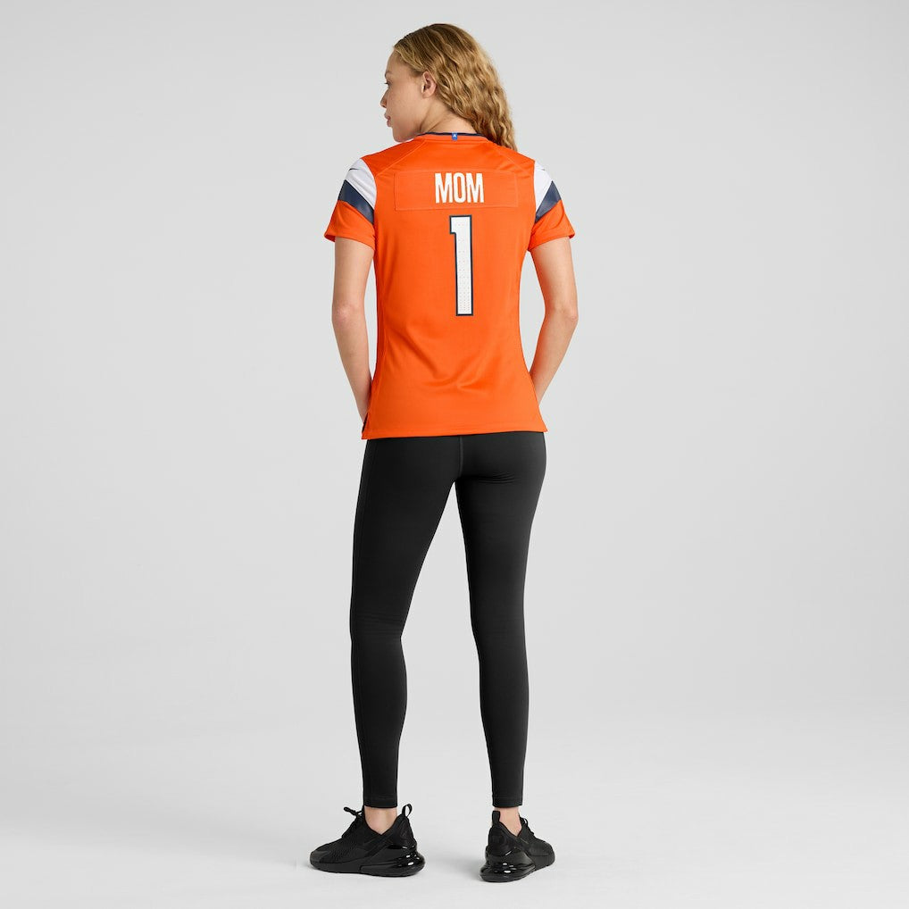 Denver Broncos Women's #1 Mom Game Jersey - Orange | Nike sale