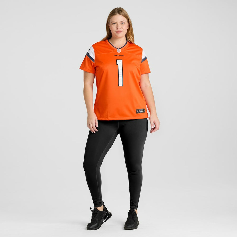 Denver Broncos Women's #1 Mom Game Jersey - Orange | Nike sale