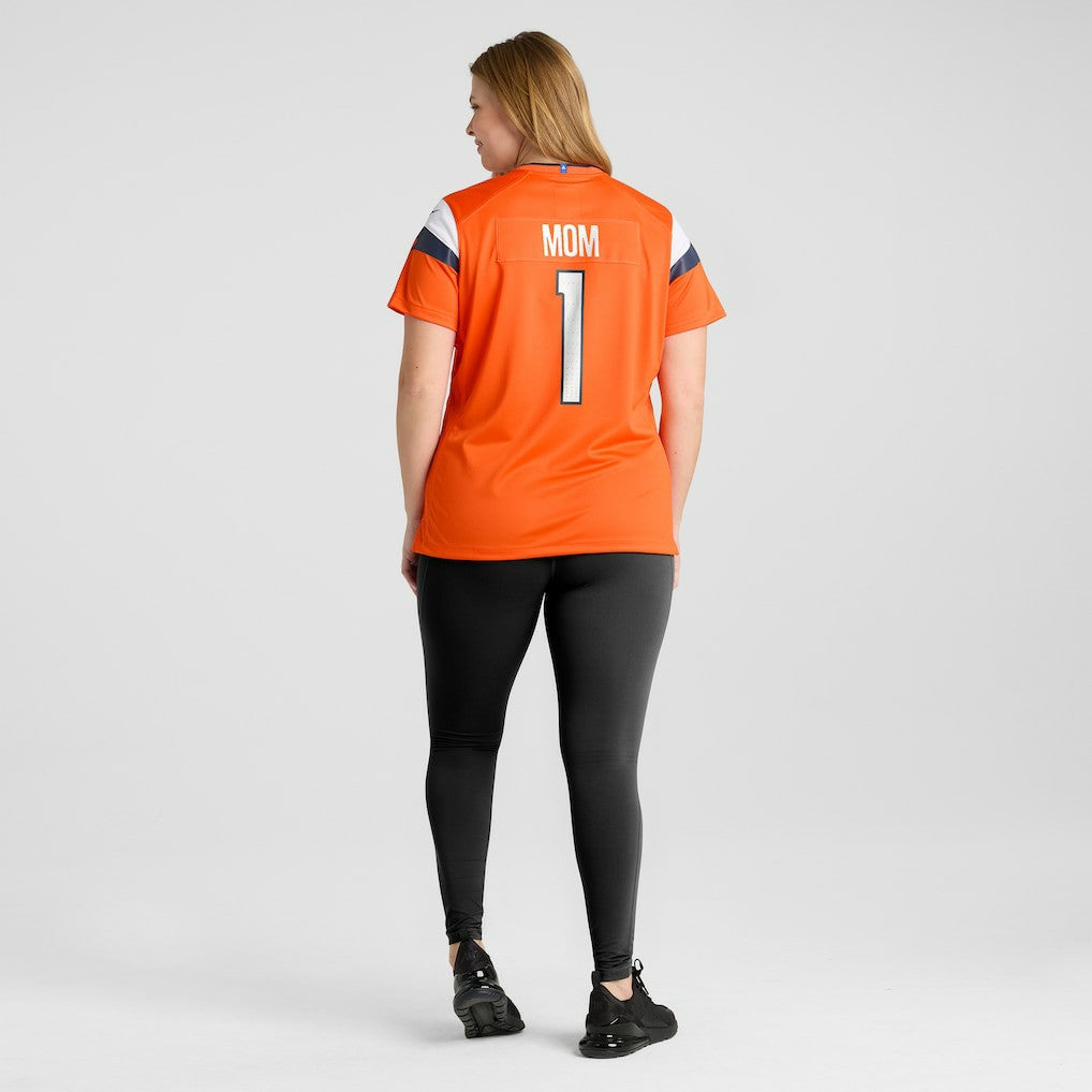 Denver Broncos Women's #1 Mom Game Jersey - Orange | Nike sale